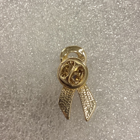 $3 Bundled * Pink Gold Breast Cancer Pin * NEW - Picture 2 of 7